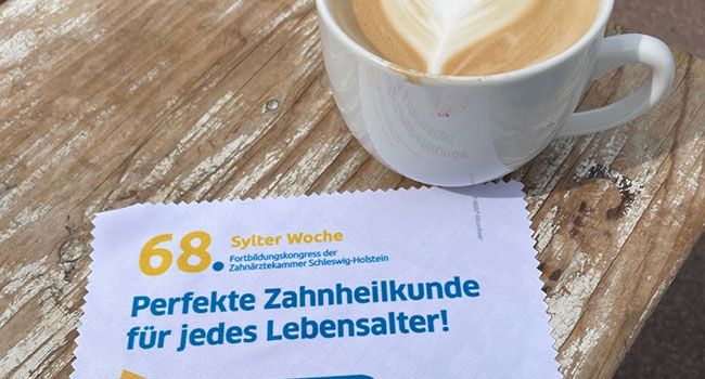 Frau Preuß auf der 67. Sylter Woche